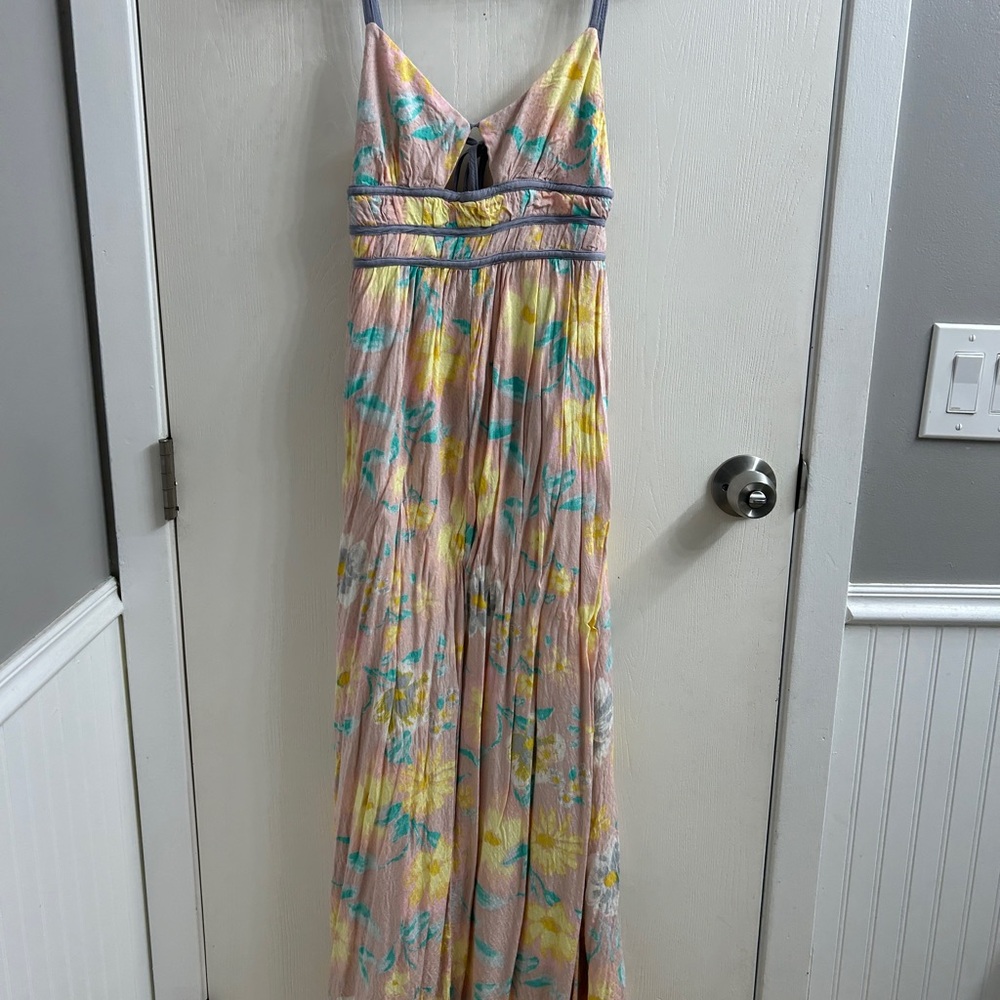 Free People Pastel Floral Skirt